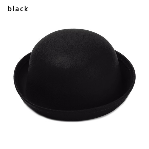 Elegant Warm Vintage Beanie Cap Floppy Bowler Wool Felt Hat Fedora Beret