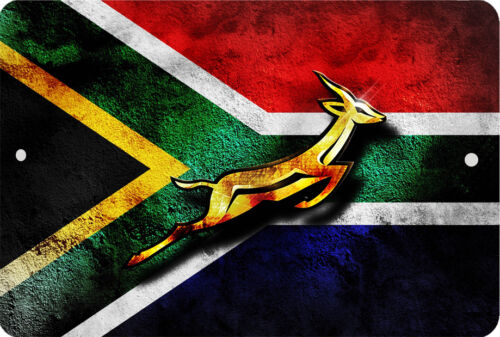 South Africa Sign 8 x 12 Deer Patriotic Emblem