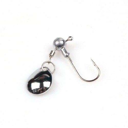 5pcs//lot Sharped Lead Jig Head Hook Jigging Bait Fishing Hook with Spoon