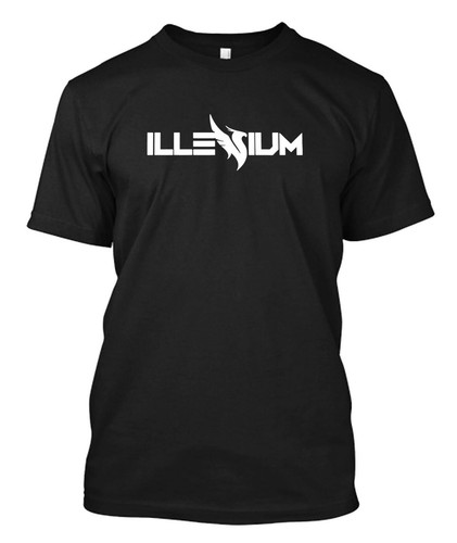 illenium logo new Men/'s Black T-shirt Tee