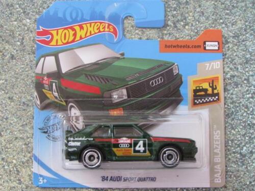 Hot Wheels 2019 #043//250 1984 AUDI Sport Quattro Vert Nouveau casting 2019 @ L