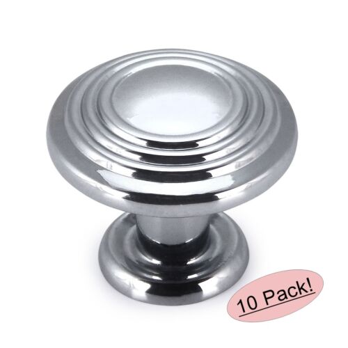 #4122CH *10 Pack* Cosmas Cabinet Hardware Polished Chrome Knobs 