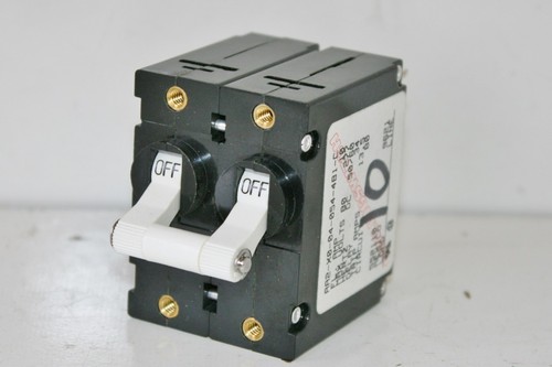 Blue Seas Carling AA2-X0-04-054-381-C 10 amp 2-pole Circuit Breaker Switch Boat