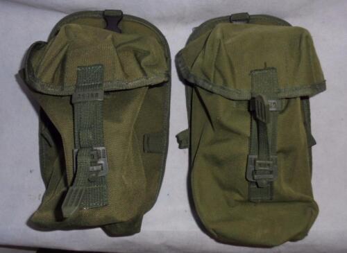 Pair of British Military Green PLCE Soldier 90 Utility Pouch Webbing