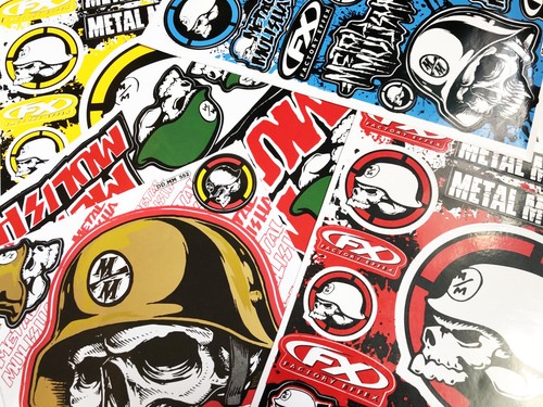 Mix Metal Mulisha Sticker Motocross Car ATV Racing Bike Helmet Decal Motorcycle