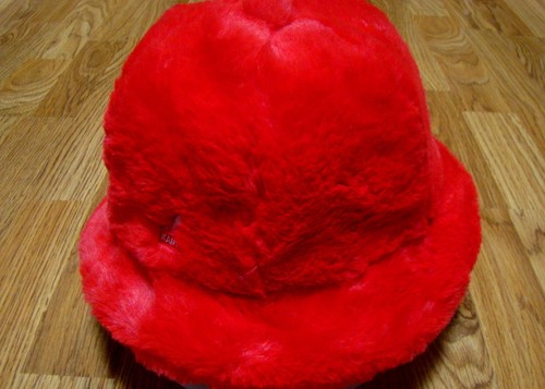 kangol faux fur casual bucket hat