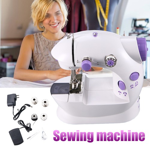Household Portable Electric Sewing Machine Desktop Tailor 2 Speed Foot Pedal NEW