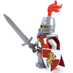 LEGO Castle Lion Knight Minifigure Kingdoms Quarters Armor 7187 7946 853373