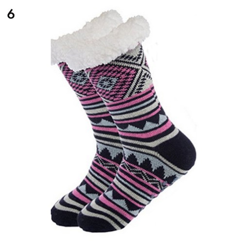 Long Thicken Fleece Lined Socks Women/'s Winter Soft Warm Cozy Fuzzy Xmas Slipper