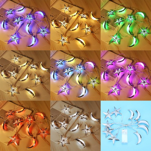 Islam Eid Mubarak Decoration Ramadan Lights 10 LED String Light For Muslim