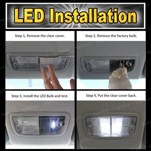 11x White LED Lights Interior Package Deal For 2013 Infiniti JX35