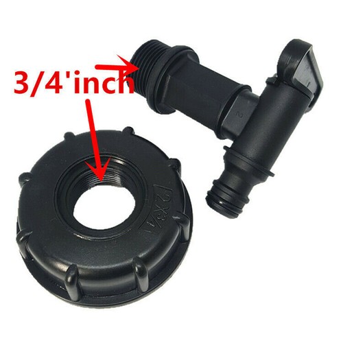 IBC ADAPTER CONNECTOR HOSE LOCK WATER PIPE TAP STORAGE TANK FITTING BUTT