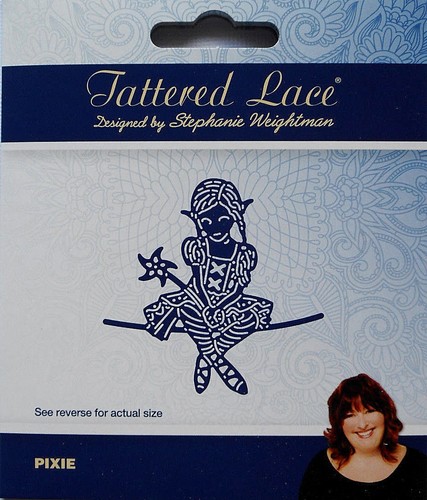 438297 Tattered Lace Dies PIXIE Elf Girl Metal Cutting Die