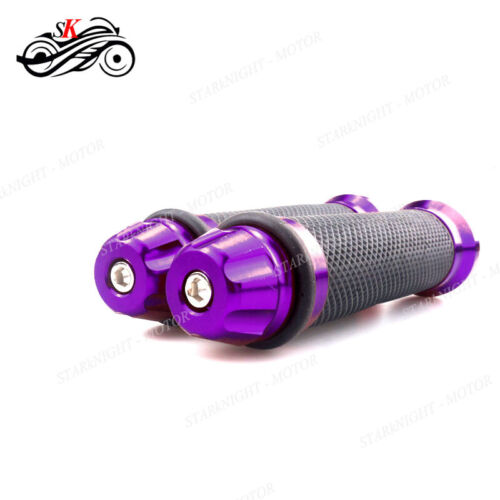 Motorcycle 7//8/" 22mm CNC Handle Bar Hand Grips For MOTO GUZZI MV Agusta Hyosung