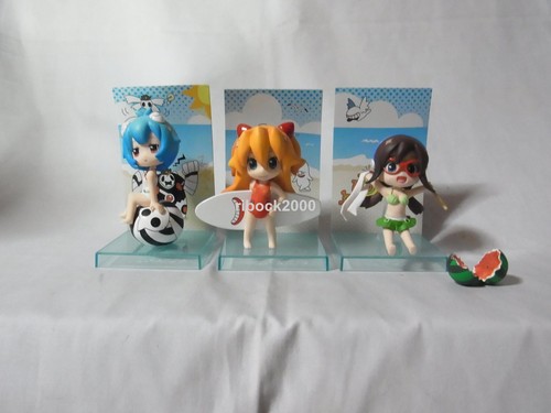 Evangelion Petit Eva girls Swimwear 3 figures set