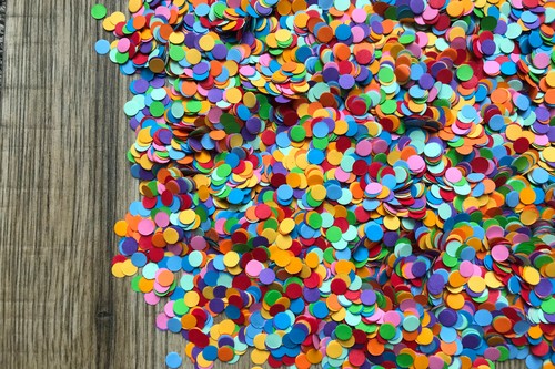 Mini Circles//Dots Multi Coloured Party Table Top Confetti//Decoration//Scatters