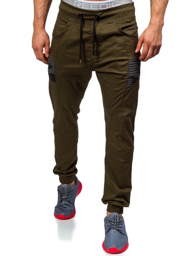 BOLF Uomo Pantaloni Sportivi Jogging Joggers Sport Fitness Tuta Slim 6F6 Grafico