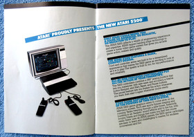 Vintage 1983 Atari 5200 Supersystem Video Game Console & Box Plus Owner's Manual