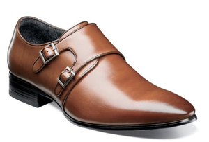 Stacy Adams Men/'s Vance Double Monk Strap Scotch Leather Dress Shoes 25203-232
