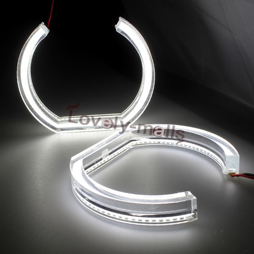 LED Angel Eye DTM Style LED Kit Halo Ring Amber White For BMW E90 2006-2010 E92
