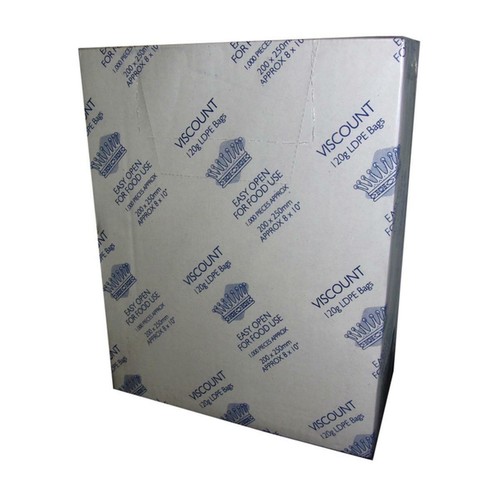 1000pk Viscount 8/"x10/" Aliments Sacs