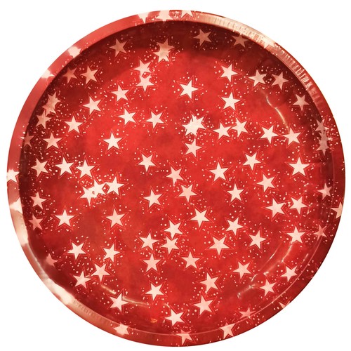 3 cm métal Biscuits Noël Décoration /& Pâtisserie Assiette 26 cm Ø hauteur DECO