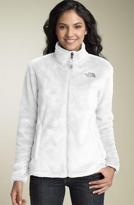 NWT-womens-NORTH-FACE-Osito-Fleece-Jacket-white-xs