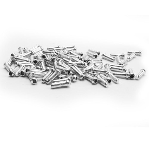 100pcs Alloy Bicycle Brake Cable Tips End Crimps Cap BMX MTB Road Bike Durable