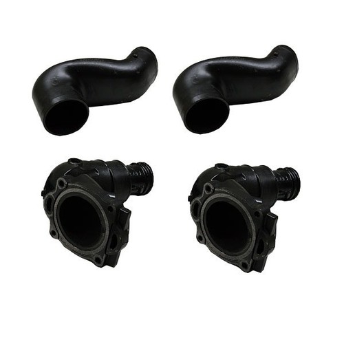 Mercury MerCruiser 879288A28 4 Inch 4-Piece Boat Exhaust Riser Elbow Kit