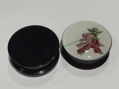 Pair Star Wars Yoda Ear Plugs Flesh Tunnel Tunnels Stretcher