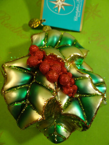 Christopher Radko Hollyberry Bright Glass Ornament