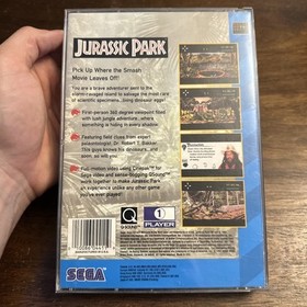 Jurassic Park - Sega CD 1993 - Completo en caja - Probado - Auténtico