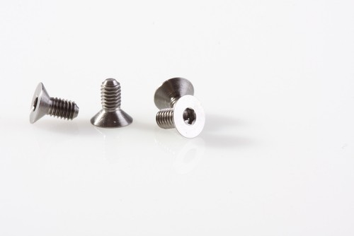 M3x6 Titanium Screws Flat Head 4 pieces 6AL4V Aerospace Grade M3x6 Bolts