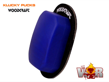 Blue Pair Klucky Double Thick Endurance//Rain Pucks Knee Sliders by Woodcraft