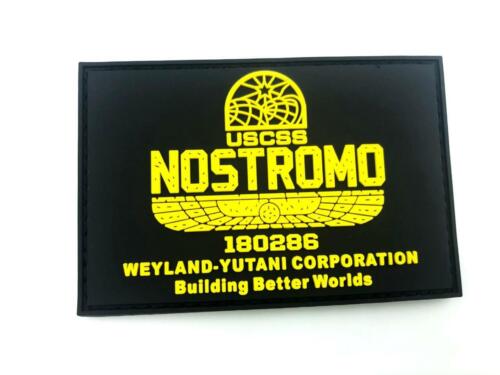 USCSS Nostromo Alien Weyland Yutani PVC Klettverschluss Flecken Kader Patch