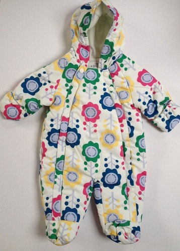 Ex M@S Bébé Filles Floral Combinaison de ski 0-24 mois 2-3 ans