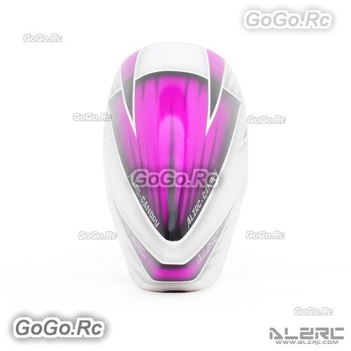 P-E For Devil X360 Gaui X3 RC Helicopter Pink White ALZRC Fiberglass Canopy