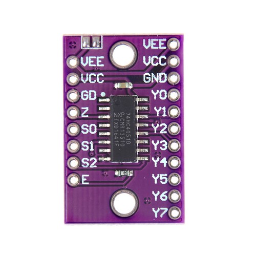 1PCS 74HC4051 8-channel analog multiplexer//demultiplexer DS