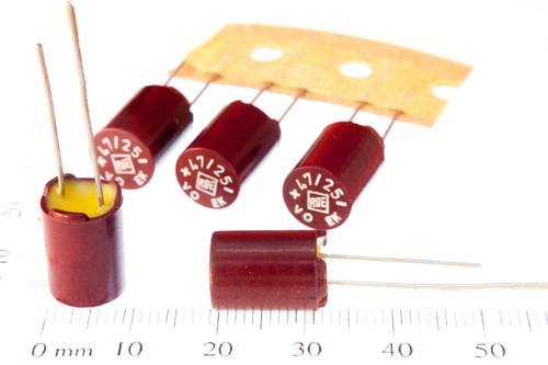 10 pcs 47uf 25V Roederstein EK Bakelite Electrolytic Capacitors Vintage Audio
