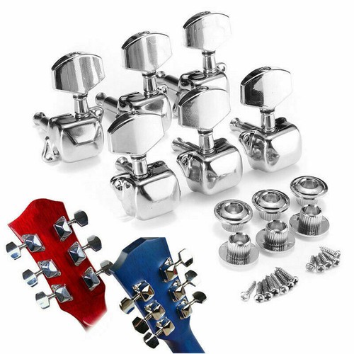 Akustikgitarre String Halbverschlossene Stimmwirbel Mechaniken V4W9 Mechani N7D0