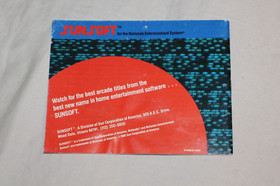 Nintendo NES Blaster Master SOLO manuale istruzioni