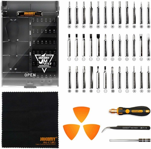 Jakemy 43 in 1 Screwdriver Set Precision Repair Tool Kit with 36 Magnetic Driver