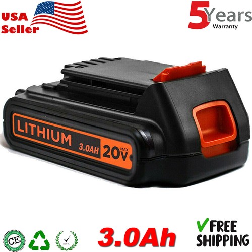 Details about / For Black /& Decker 20V 6.0//5.0//4.0Ah Battery Li-Ion Charger LBXR20 LB20 LBX20