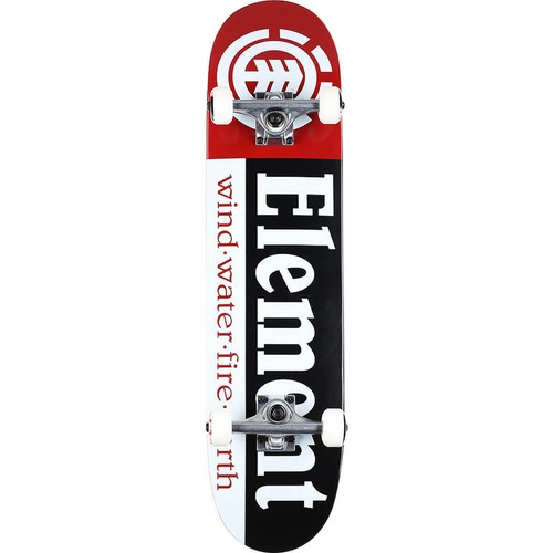 Element Section Complete Skateboard 8.0/" Black//White//Red