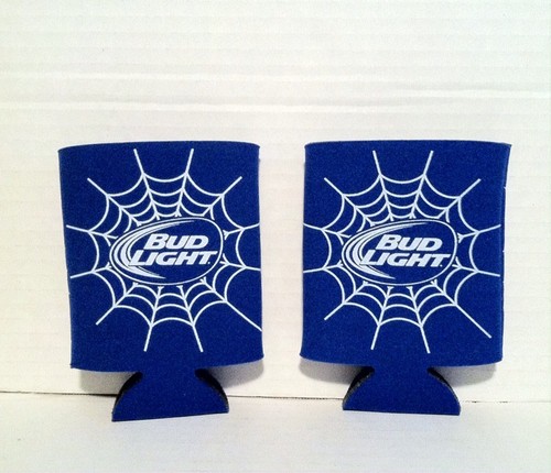 Bud Light Lot of Two 2 Halloween Can Koozies Coozies Brand New