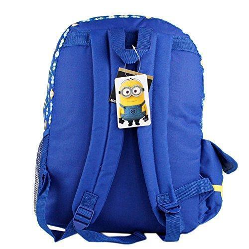 Despicable Me Minions Blue School Backpack Minion Backpack 3D Eye Dave 16/" Larg