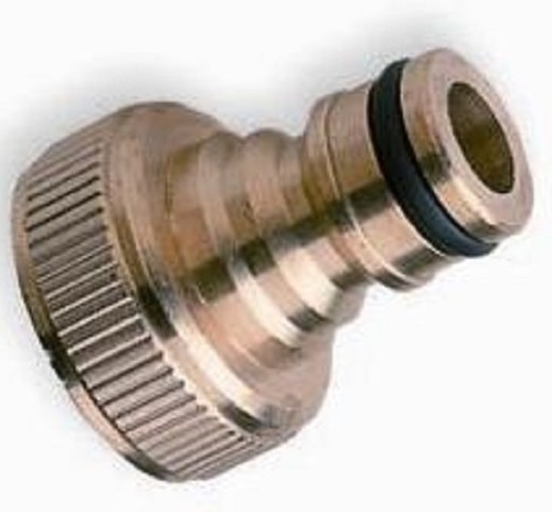 Brass 1//2/" Tap Connector with Snap fitting Fits Hozelock Snap Fittings