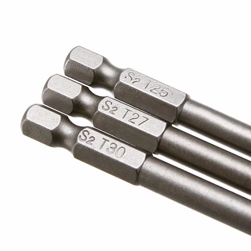 8tlg Magnetisch 150mm Lang Hex Torx Schraubendreher-bit Schrauber Satz T8-T40