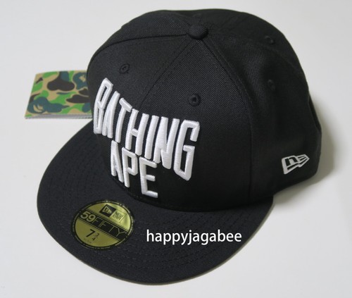A BATHING APE Goods Men/'s 59 FIFTY NYC LOGO NEW ERA CAP 2colors Black//Purple New