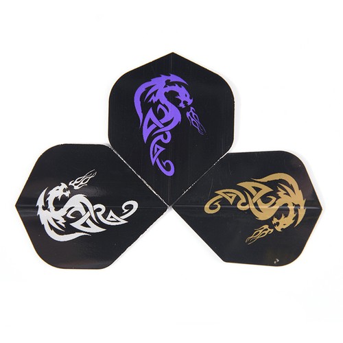 6Pcs Darts Flights Wing Dragon Pattern For Professional Darts Wing Tail GL
